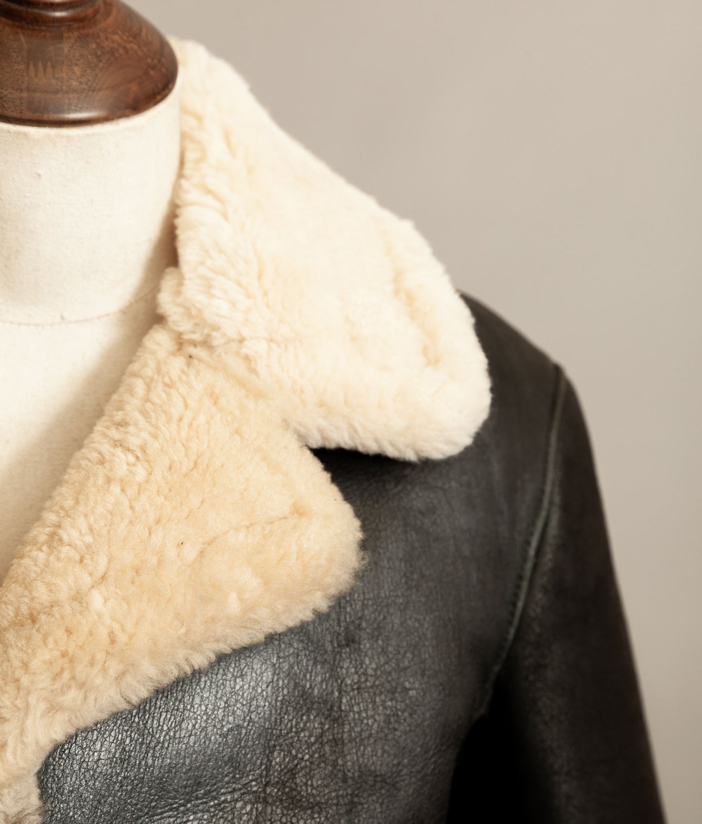 Vintage 1990s Schott Sheepskin Shearling Flying Jacket