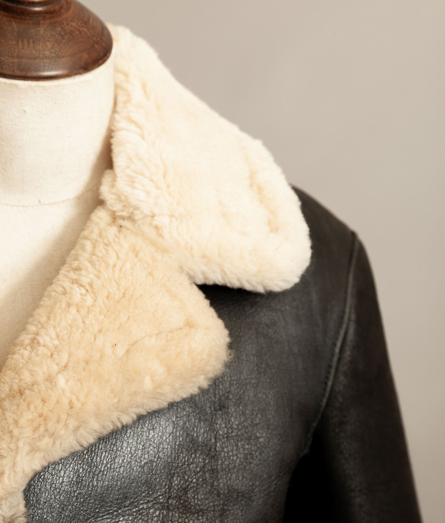 Vintage 1990s Schott Sheepskin Shearling Flying Jacket