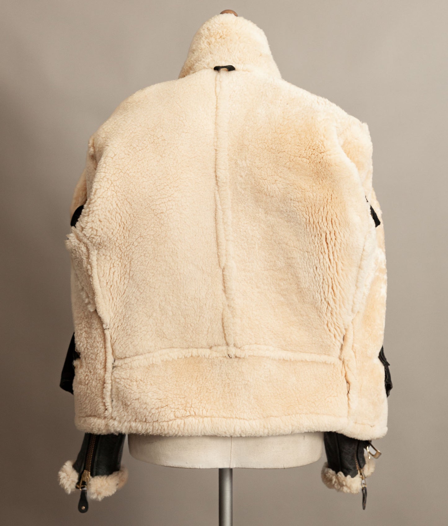 Vintage 1990s Schott Sheepskin Shearling Flying Jacket