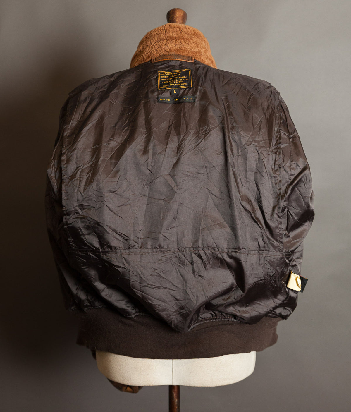 Cockpit USA G-1 Naval Aviator’s Flight Jacket Goatskin, Made in USA