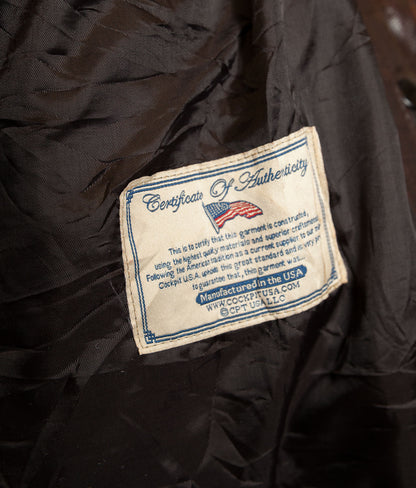 Cockpit USA G-1 Naval Aviator’s Flight Jacket Goatskin, Made in USA