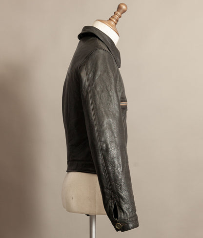 German Luftwaffe “Erich Hartmann” Flying Jacket – Eastman Leather Clothing, Black Capeskin