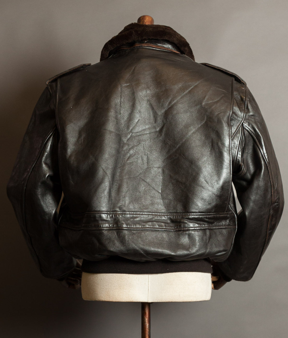 Vintage 1980s Schott 684SM A-2 Steerhide Flight Jacket, Made in USA