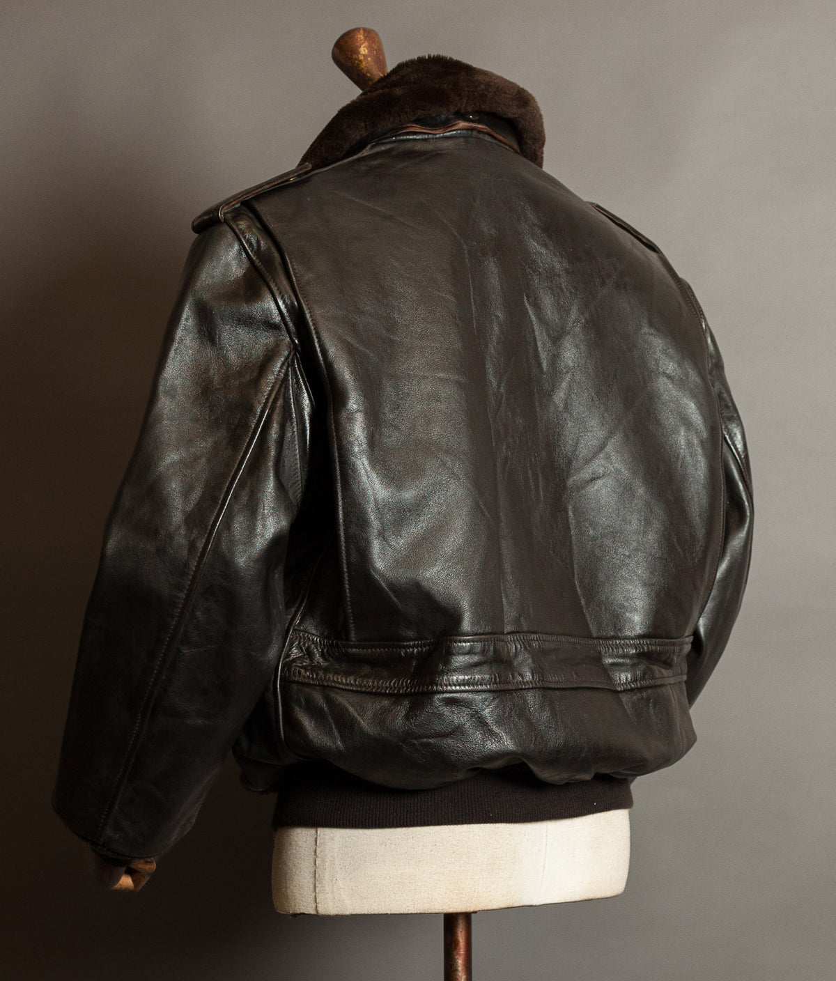 Vintage 1980s Schott 684SM A-2 Steerhide Flight Jacket, Made in USA
