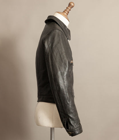German Luftwaffe “Erich Hartmann” Flying Jacket – Eastman Leather Clothing, Black Capeskin