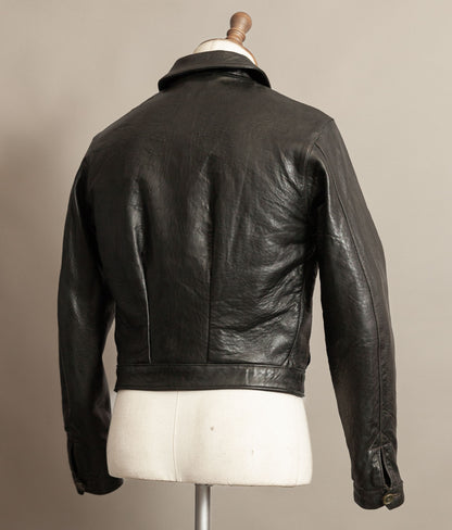 German Luftwaffe “Erich Hartmann” Flying Jacket – Eastman Leather Clothing, Black Capeskin