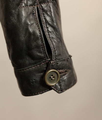 German Luftwaffe “Erich Hartmann” Flying Jacket – Eastman Leather Clothing, Black Capeskin