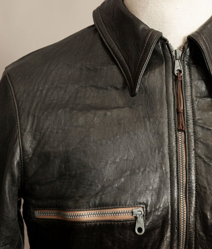 German Luftwaffe “Erich Hartmann” Flying Jacket – Eastman Leather Clothing, Black Capeskin
