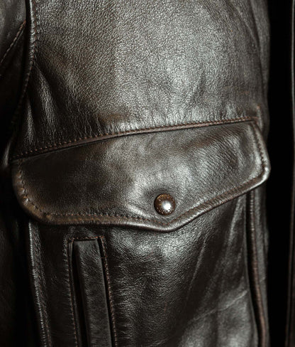 Vintage 1980s Schott 684SM A-2 Steerhide Flight Jacket, Made in USA