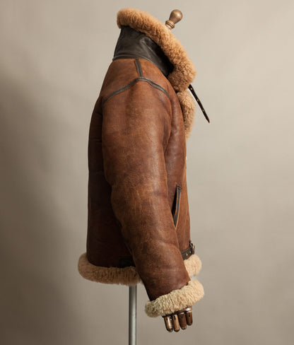 Vintage Cirrus Irvin Sheepskin Flying Jacket RAF 1940 Pattern Battle of Britain