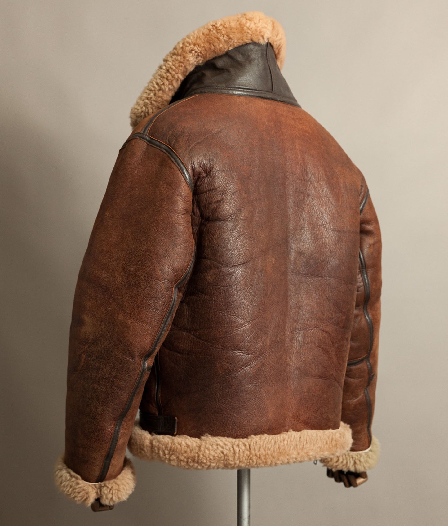 Vintage Cirrus Irvin Sheepskin Flying Jacket RAF 1940 Pattern Battle of Britain
