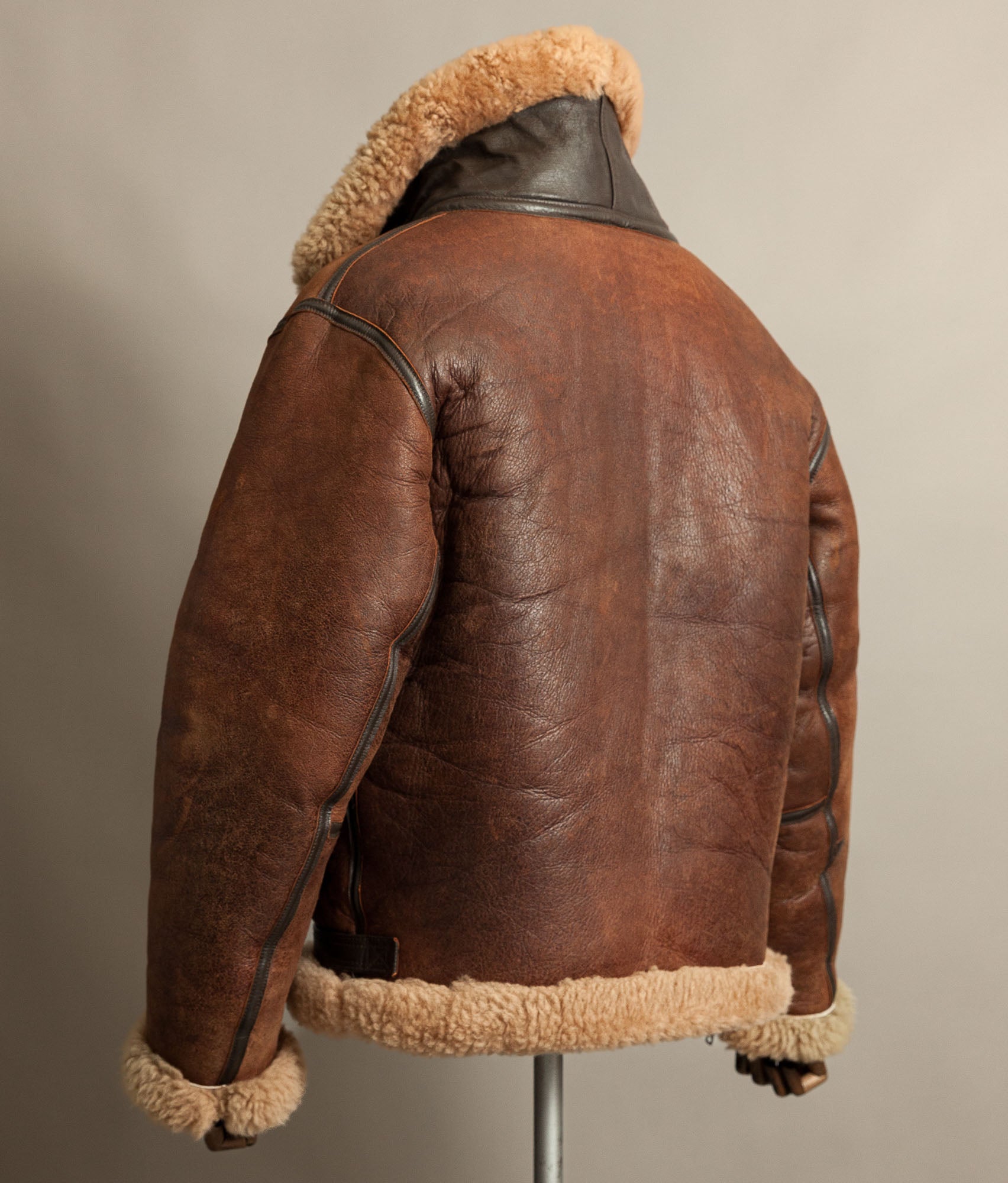 Vintage Cirrus Irvin Sheepskin Flying Jacket RAF 1940 Pattern Battle of Britain