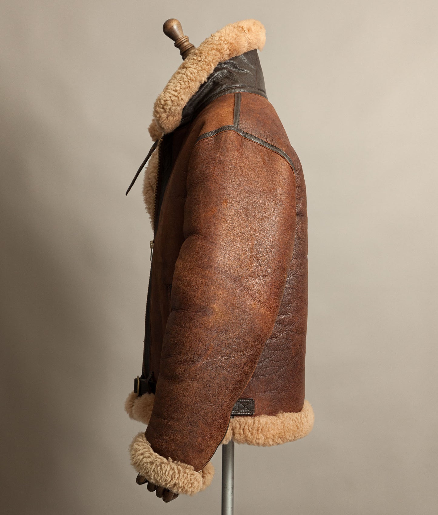 Vintage Cirrus Irvin Sheepskin Flying Jacket RAF 1940 Pattern Battle of Britain