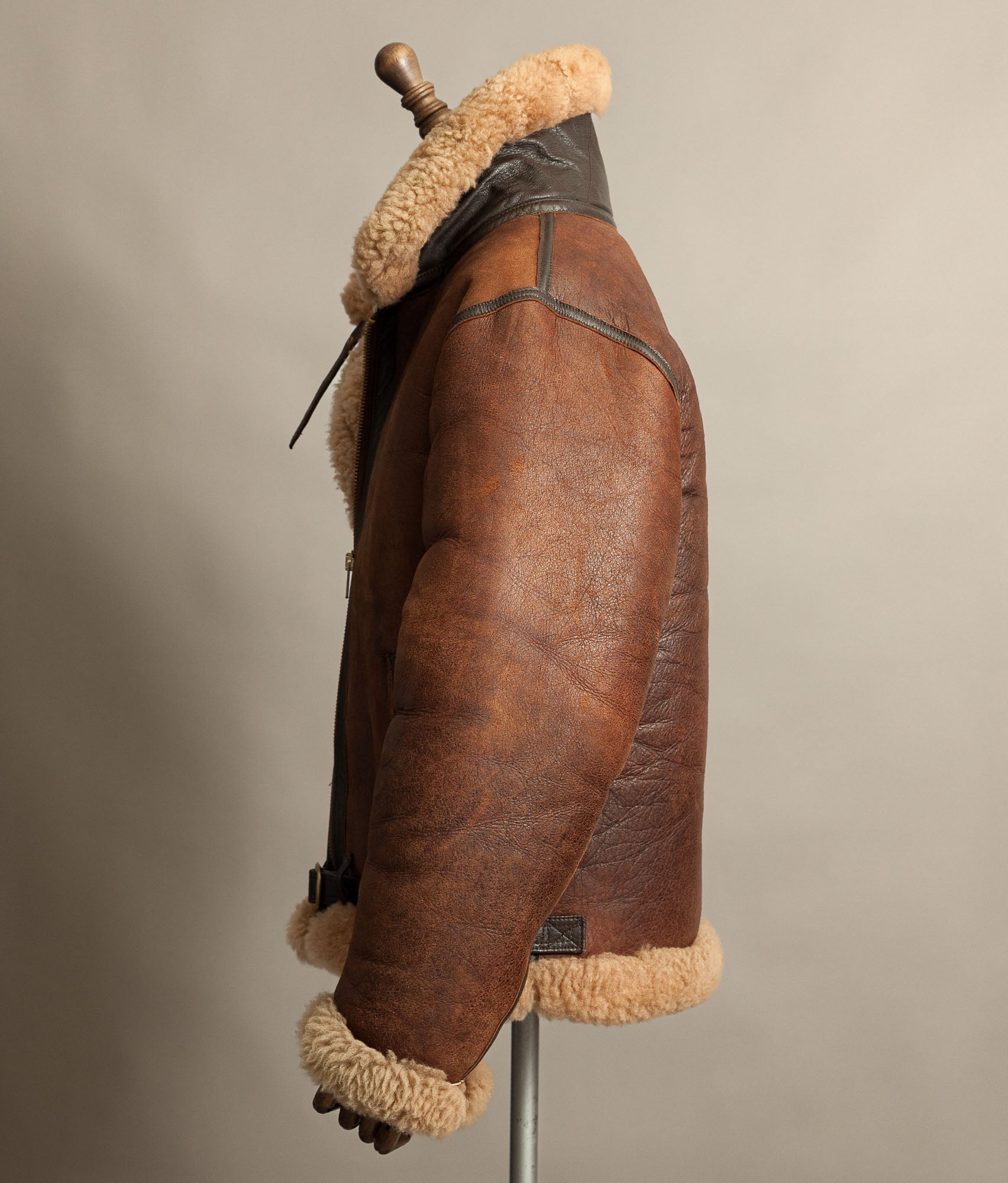 Vintage Cirrus Irvin Sheepskin Flying Jacket RAF 1940 Pattern Battle of Britain