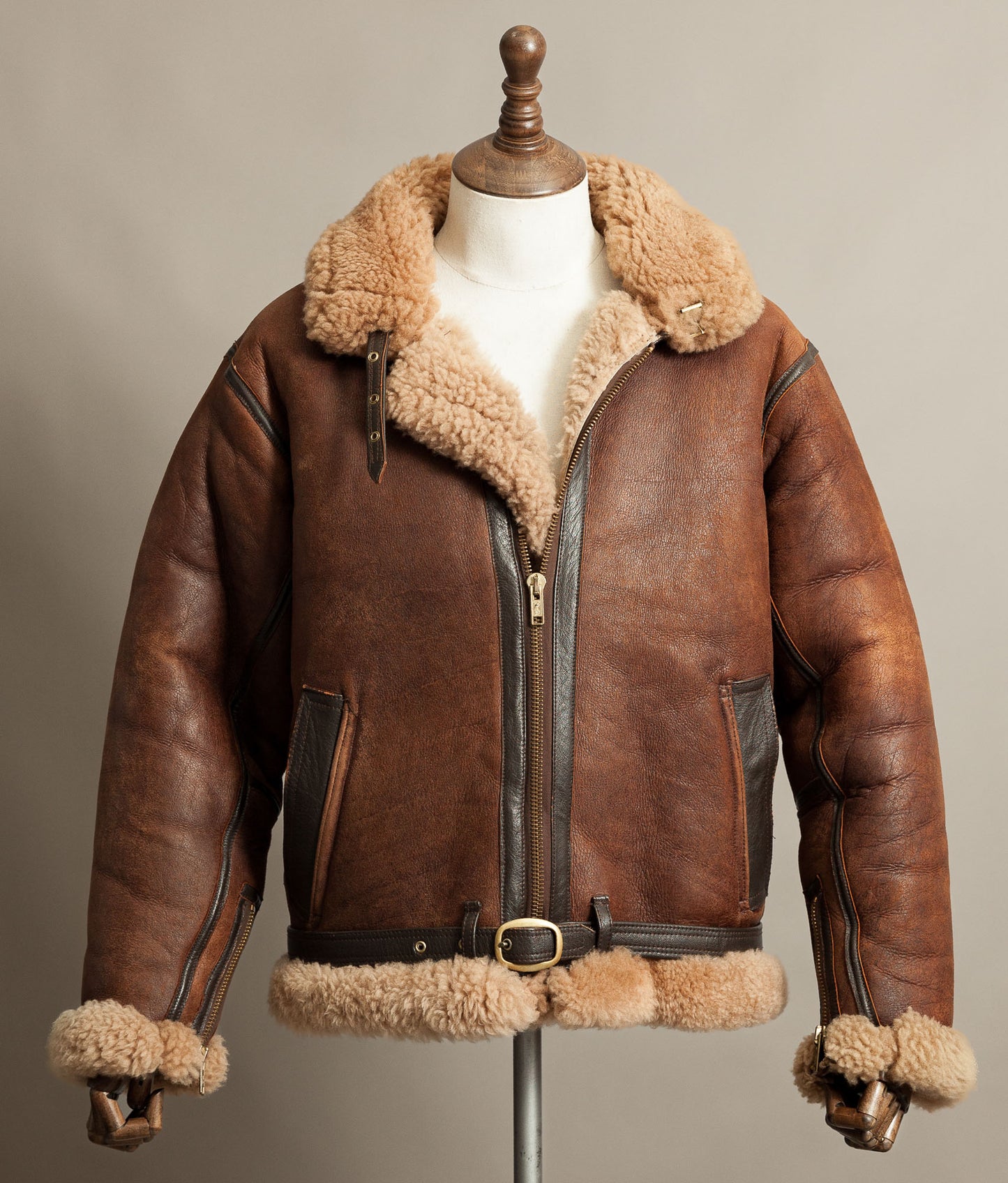 Vintage Cirrus Irvin Sheepskin Flying Jacket RAF 1940 Pattern Battle of Britain