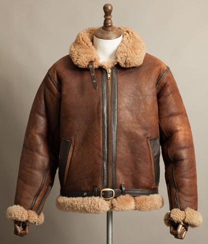 Vintage Cirrus Irvin Sheepskin Flying Jacket RAF 1940 Pattern Battle of Britain