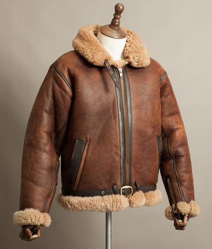 Vintage Cirrus Irvin Sheepskin Flying Jacket RAF 1940 Pattern Battle of Britain