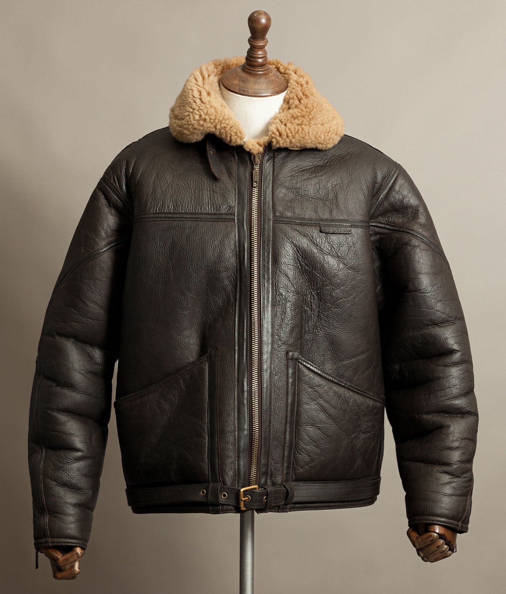Vintage Cirrus RAF Irvin Groundcrew Sheepskin Flying Jacket