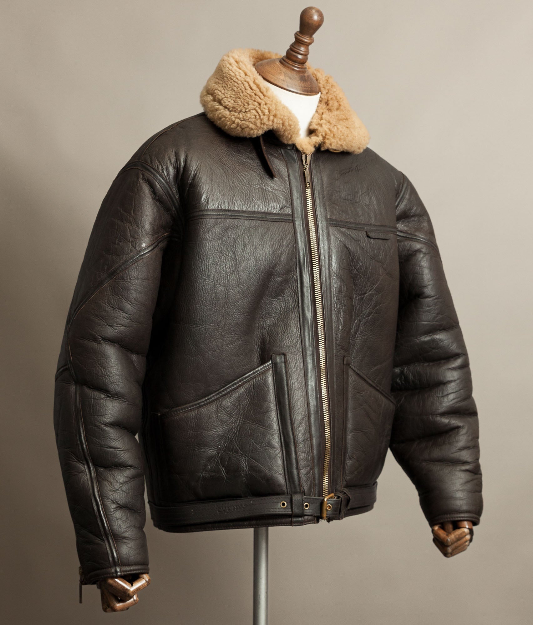 Vintage Cirrus RAF Irvin Groundcrew Sheepskin Flying Jacket