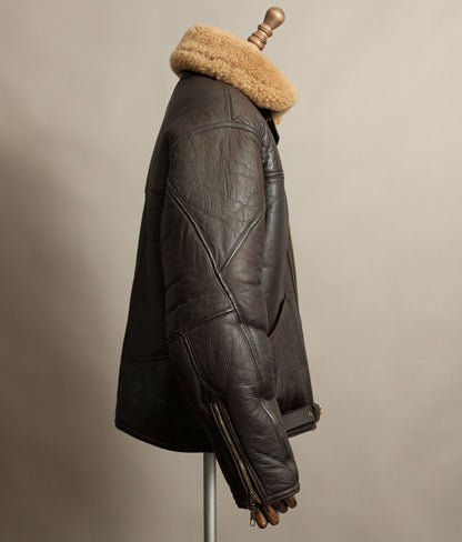 Vintage Cirrus RAF Irvin Groundcrew Sheepskin Flying Jacket
