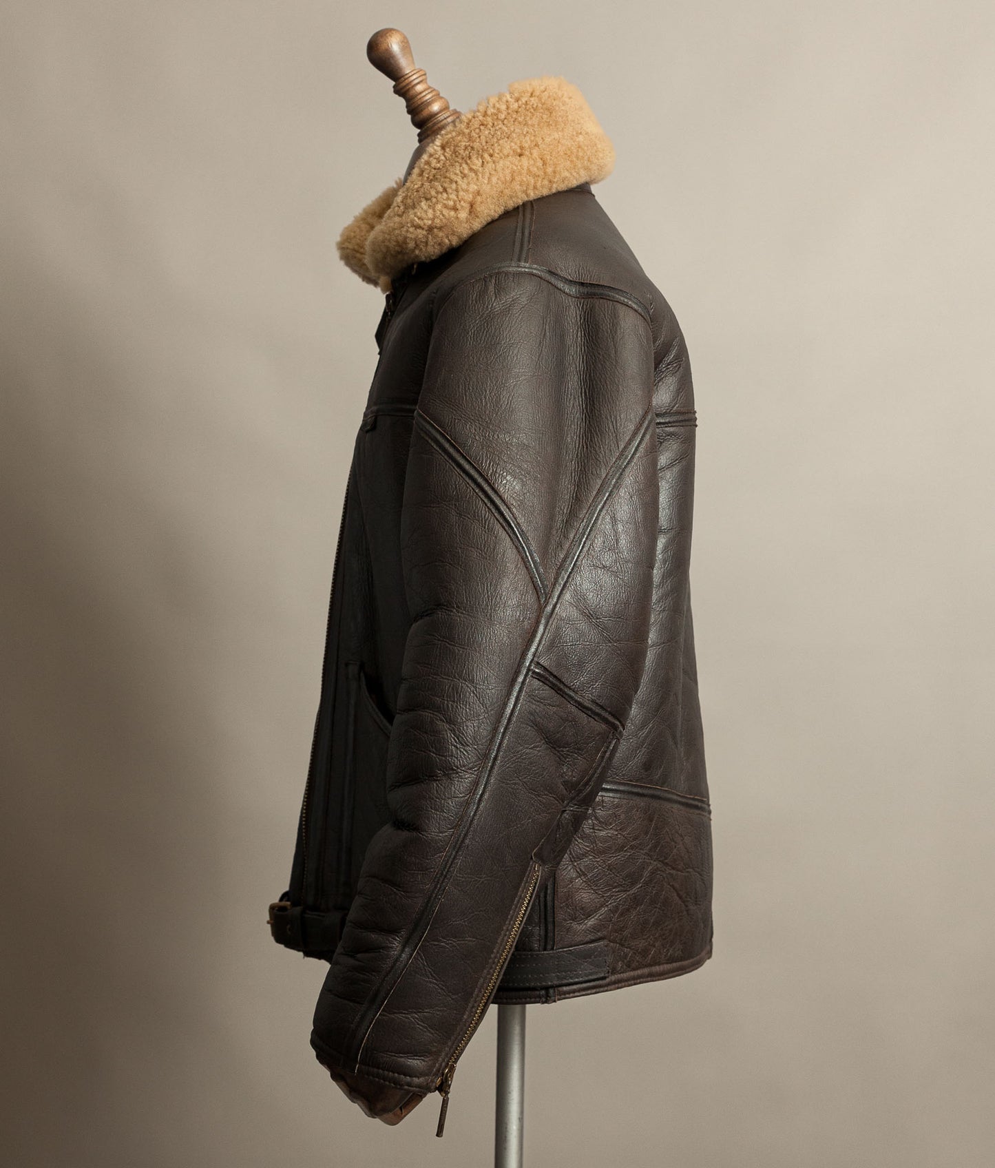 Vintage Cirrus RAF Irvin Groundcrew Sheepskin Flying Jacket