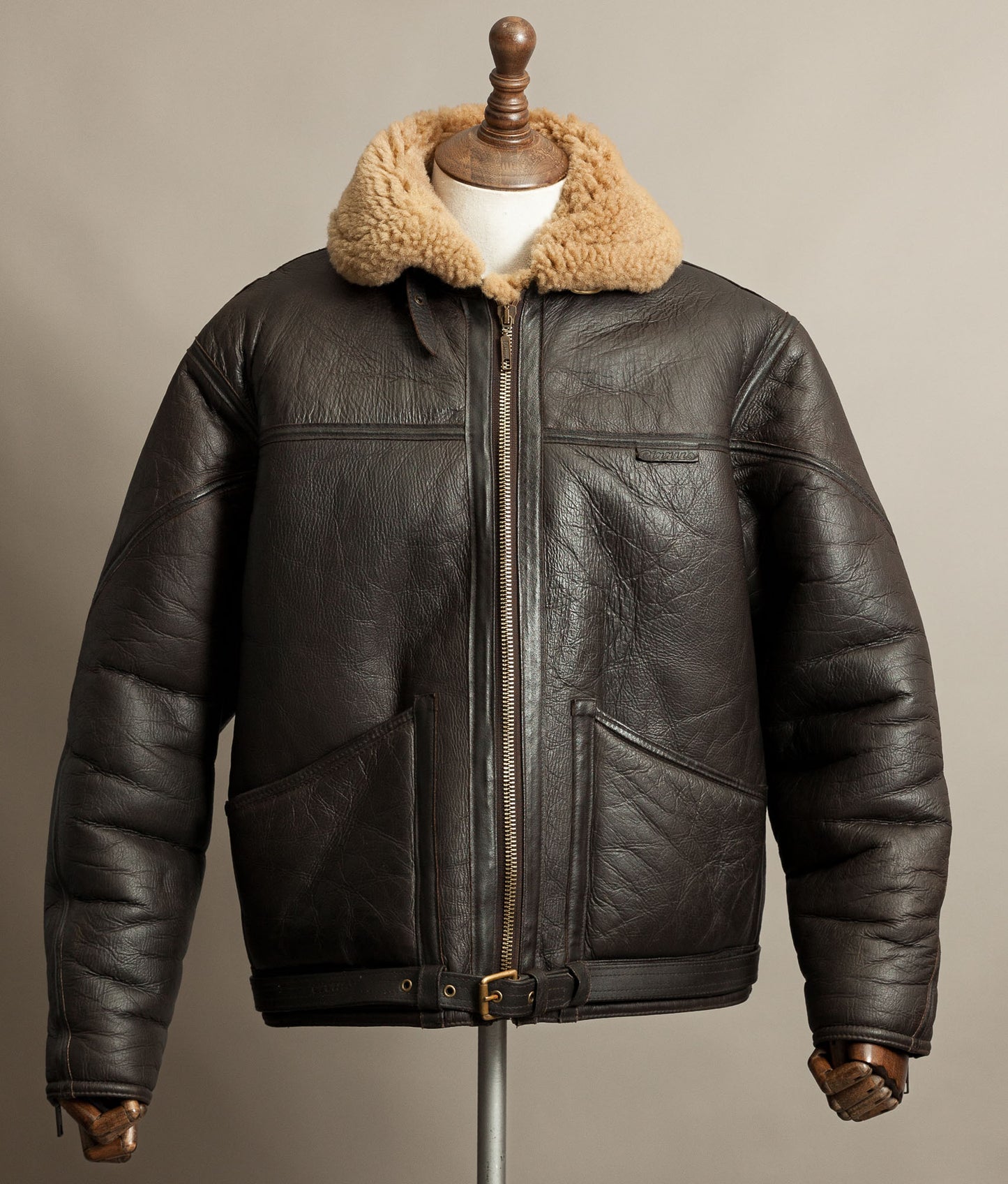 Vintage Cirrus RAF Irvin Groundcrew Sheepskin Flying Jacket