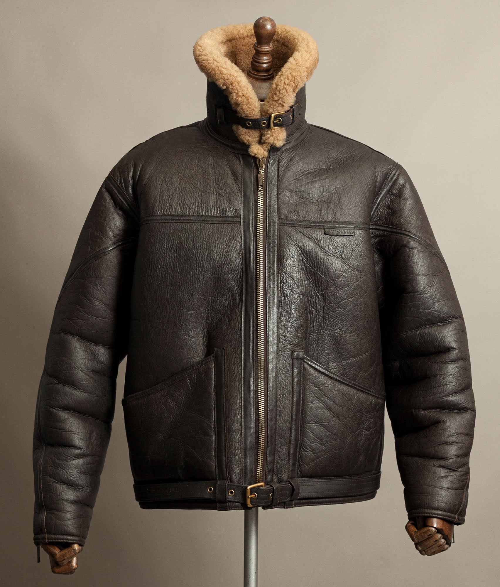 Vintage Cirrus RAF Irvin Groundcrew Sheepskin Flying Jacket