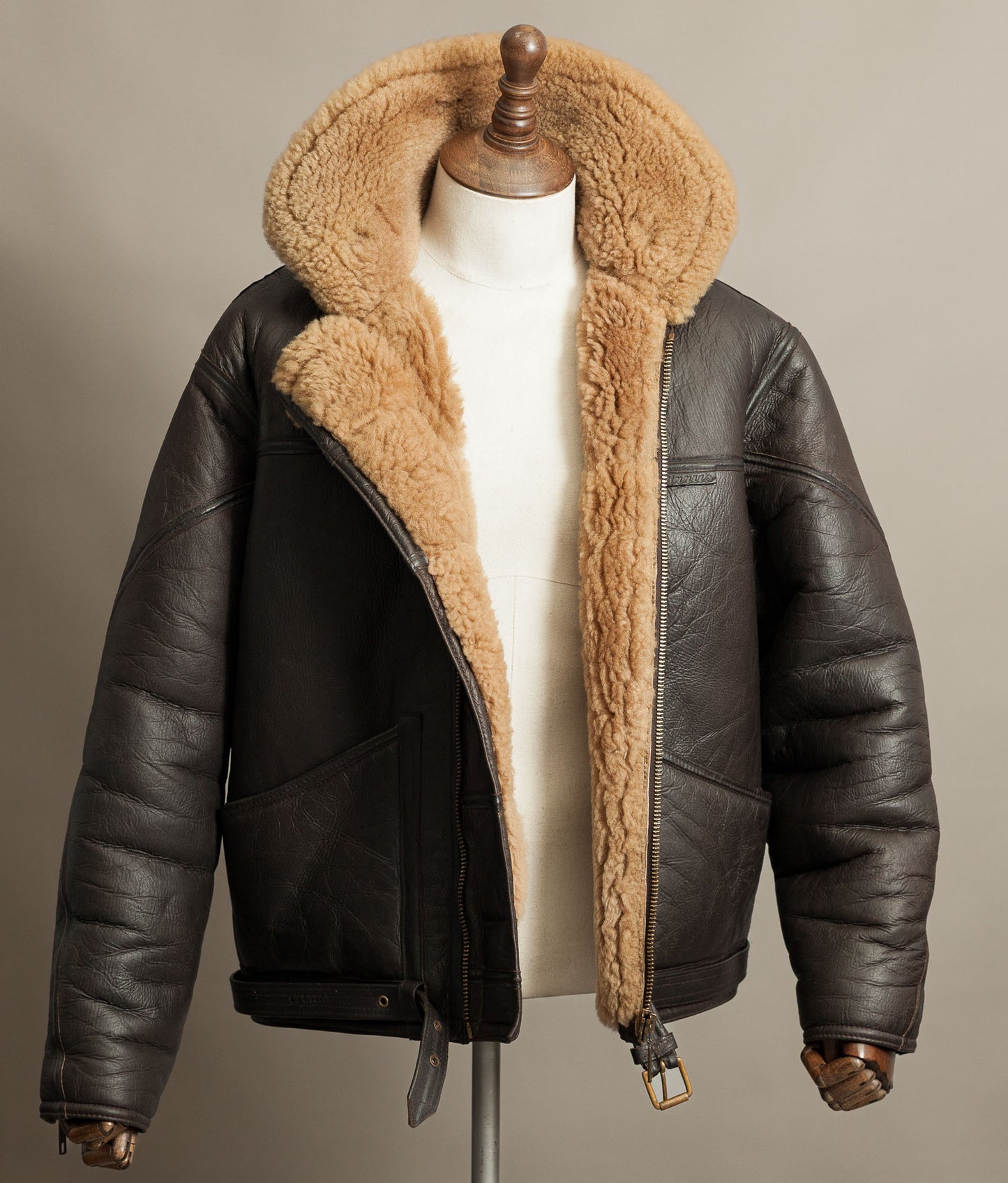 Vintage Cirrus RAF Irvin Groundcrew Sheepskin Flying Jacket