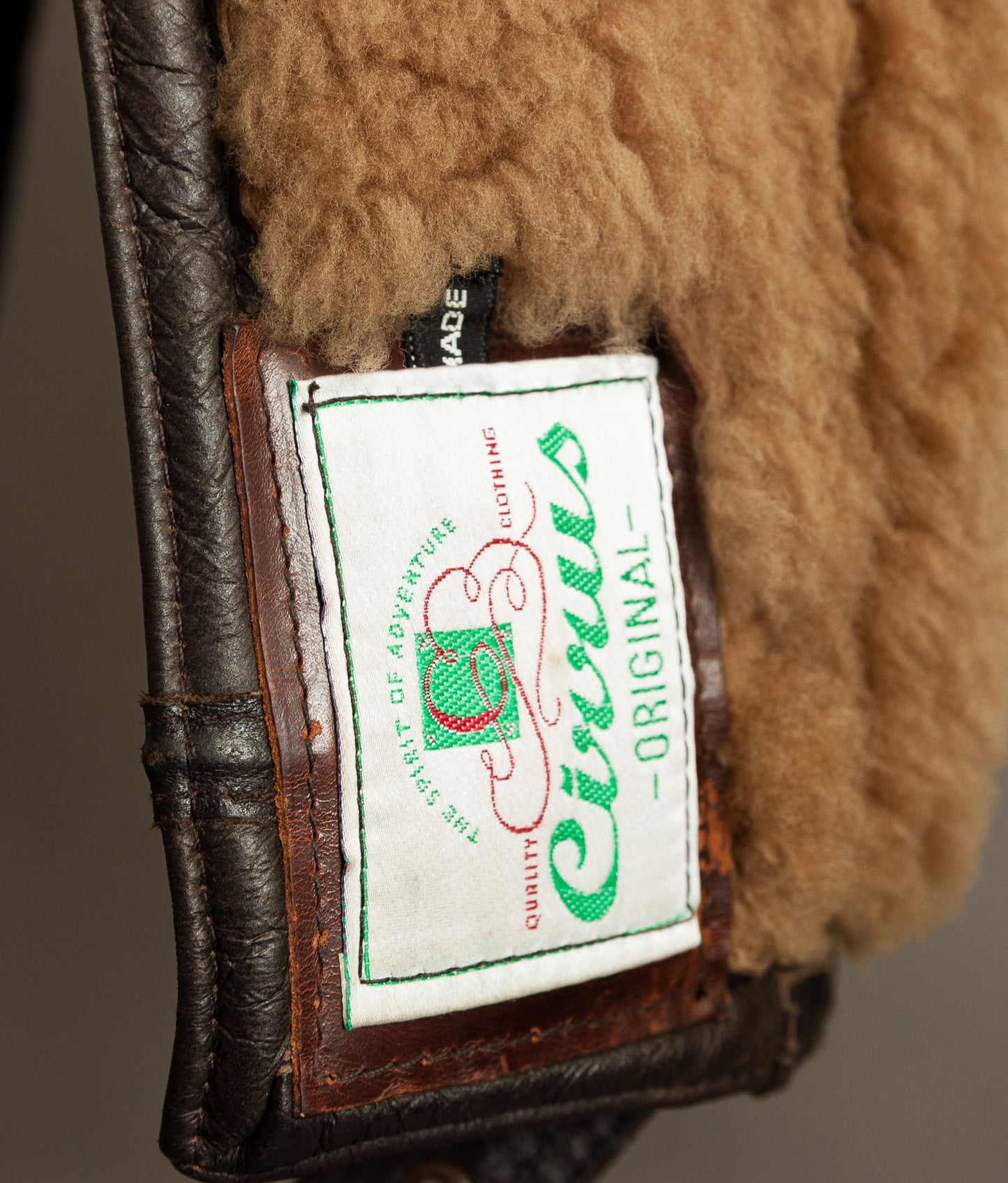 Vintage Cirrus RAF Irvin Groundcrew Sheepskin Flying Jacket