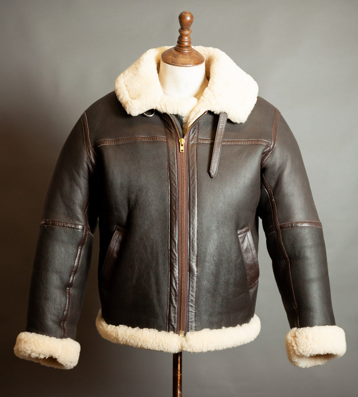 Alberto Ricci Bespoke Sheepskin B-3 Flying Jacket, Made in England