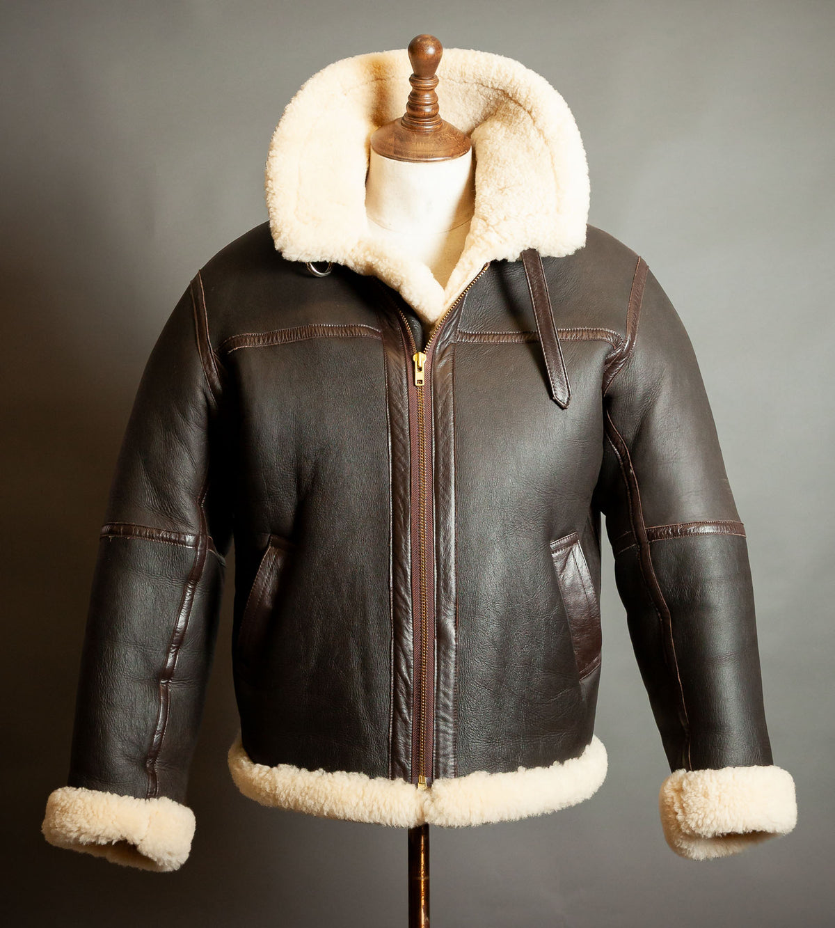 Alberto Ricci Bespoke Sheepskin B-3 Flying Jacket, Made in England
