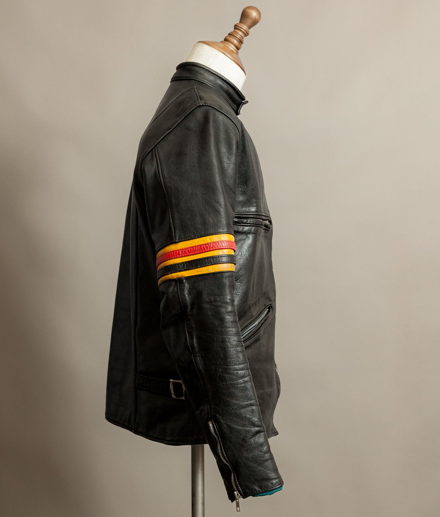 Vintage 1970s TT “Easy Rider” Café Racer Leather Jacket