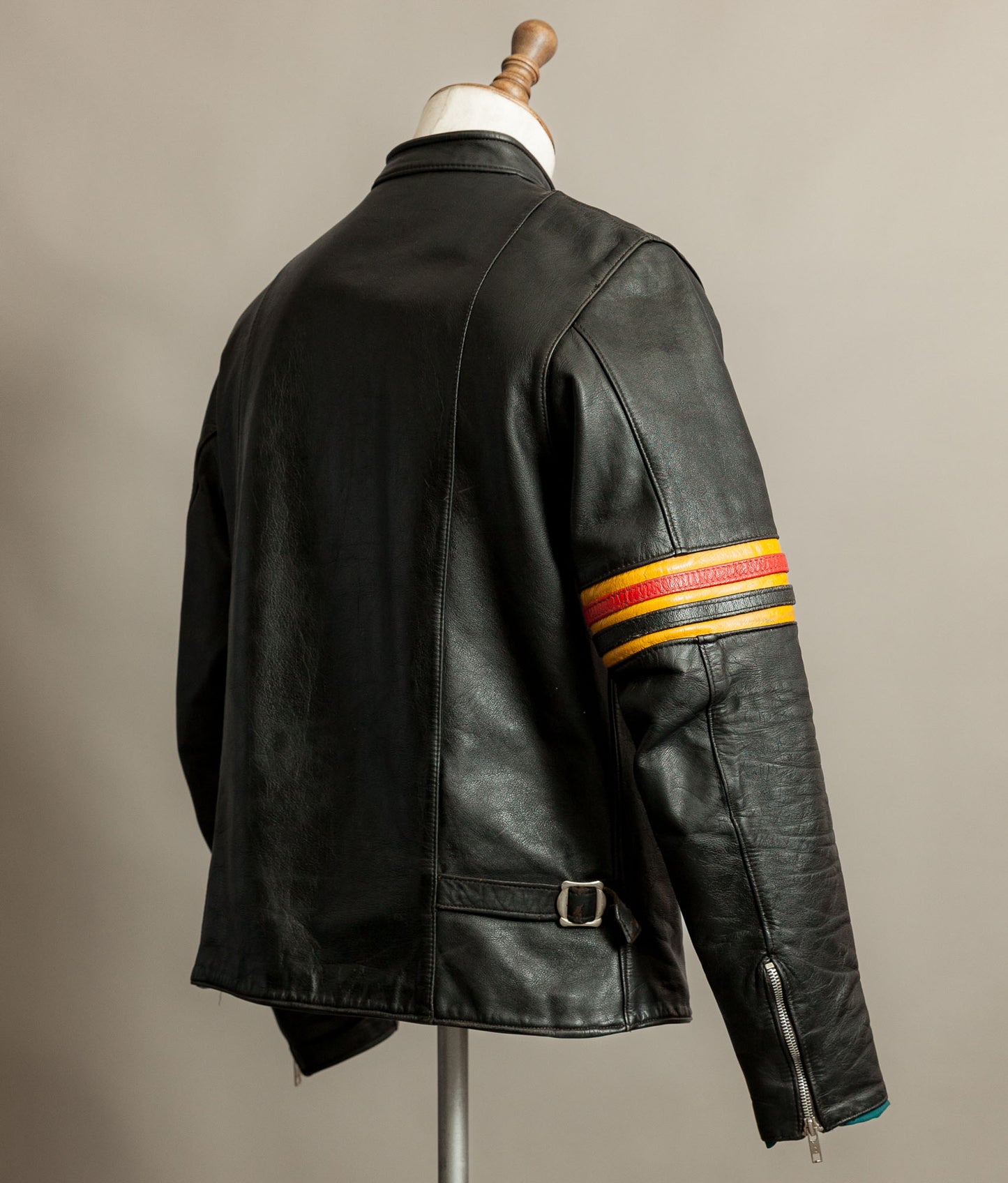 Vintage 1970s TT “Easy Rider” Café Racer Leather Jacket