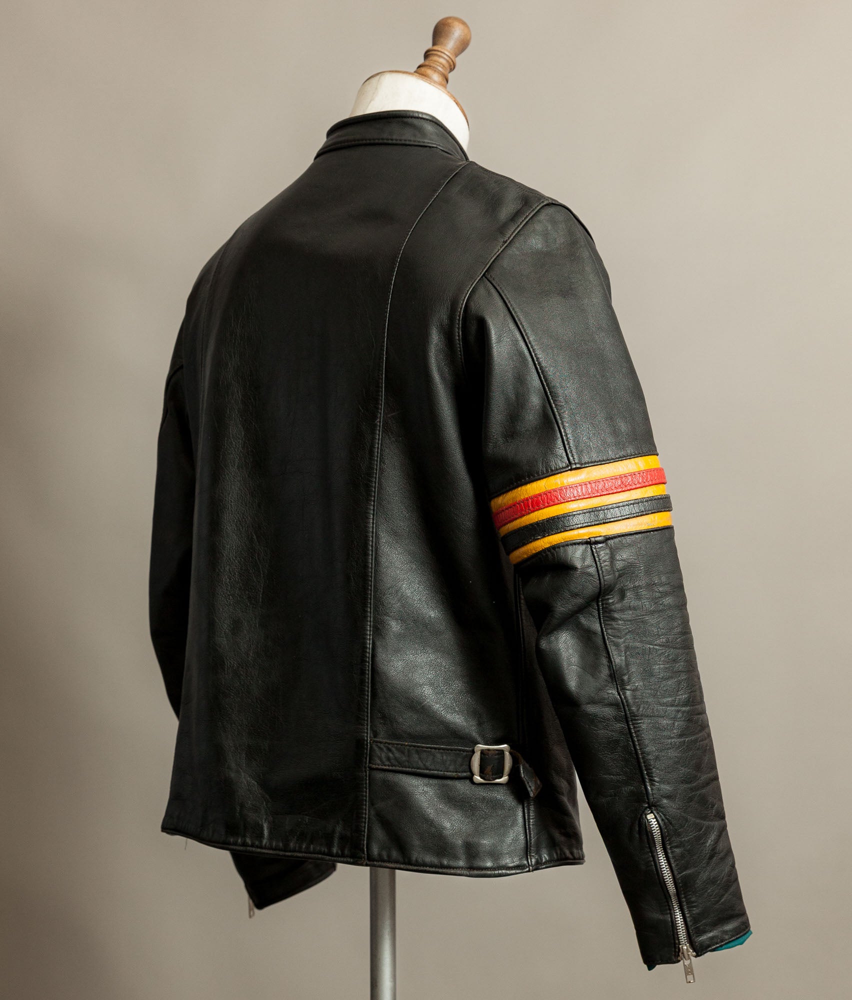 Vintage 1970s TT “Easy Rider” Café Racer Leather Jacket