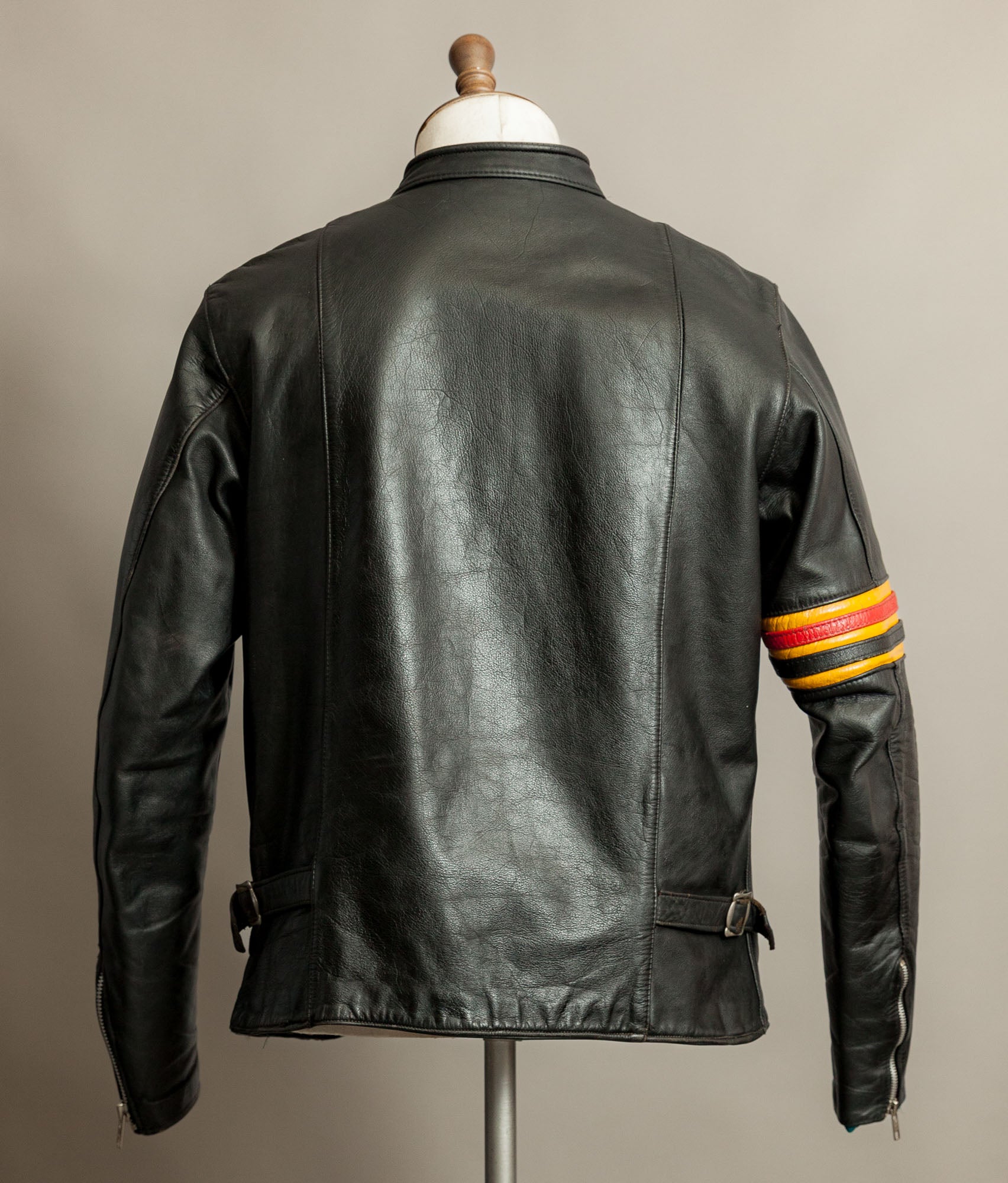 Vintage 1970s TT “Easy Rider” Café Racer Leather Jacket