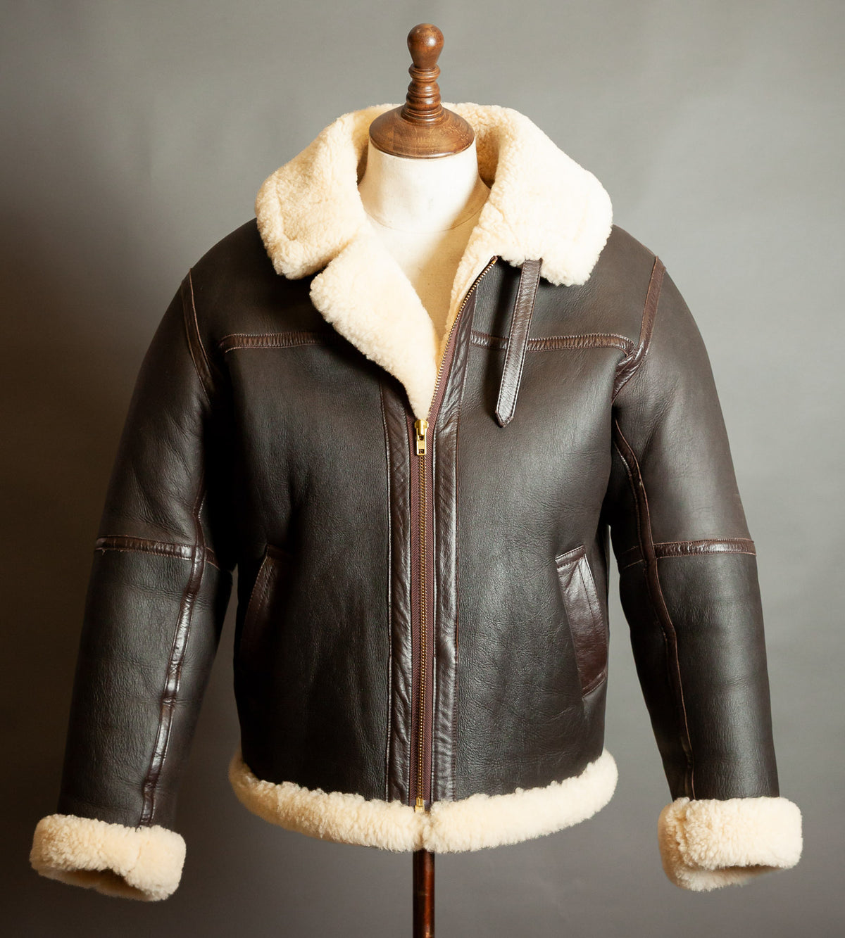 Alberto Ricci Bespoke Sheepskin B-3 Flying Jacket, Made in England