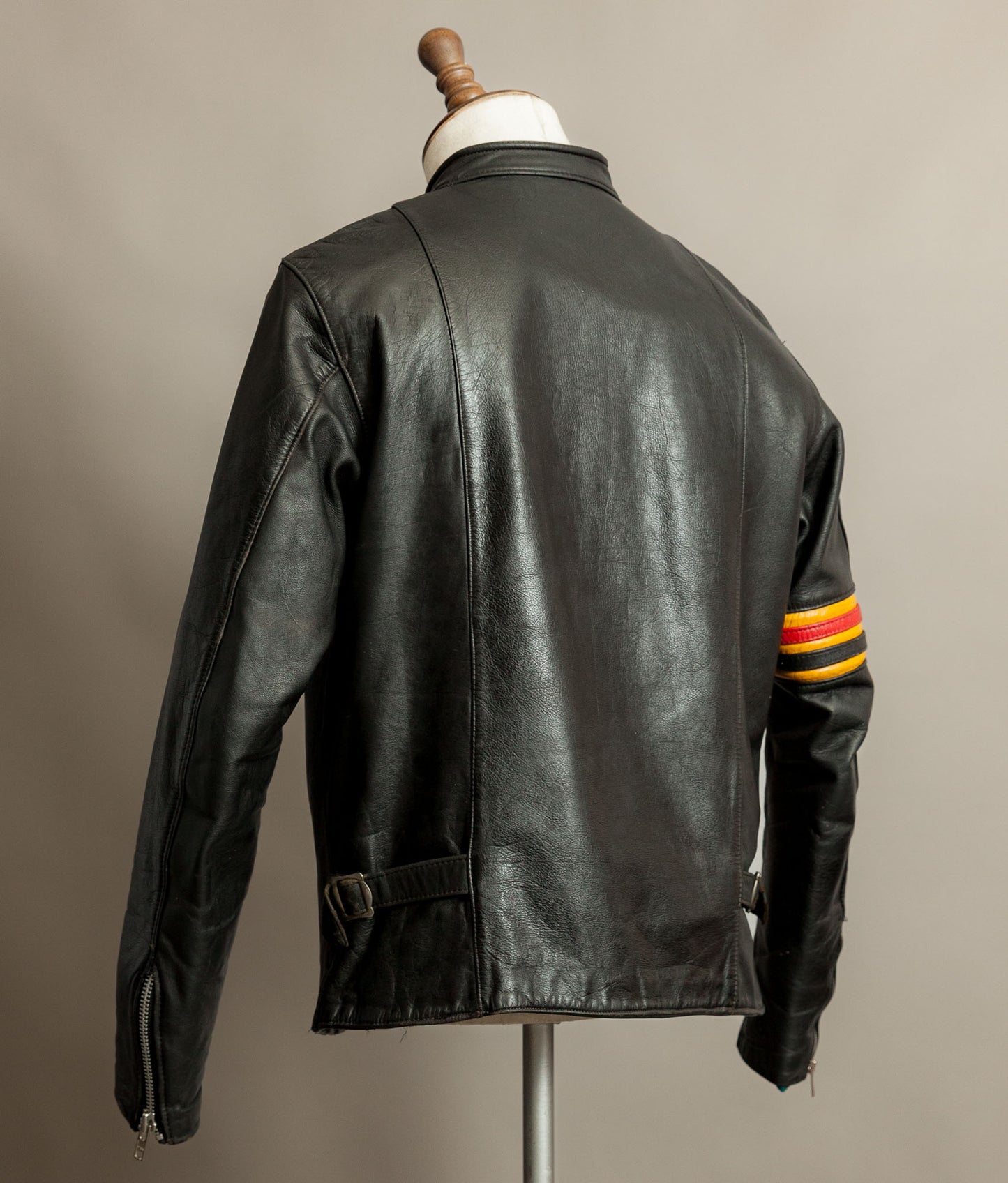 Vintage 1970s TT “Easy Rider” Café Racer Leather Jacket