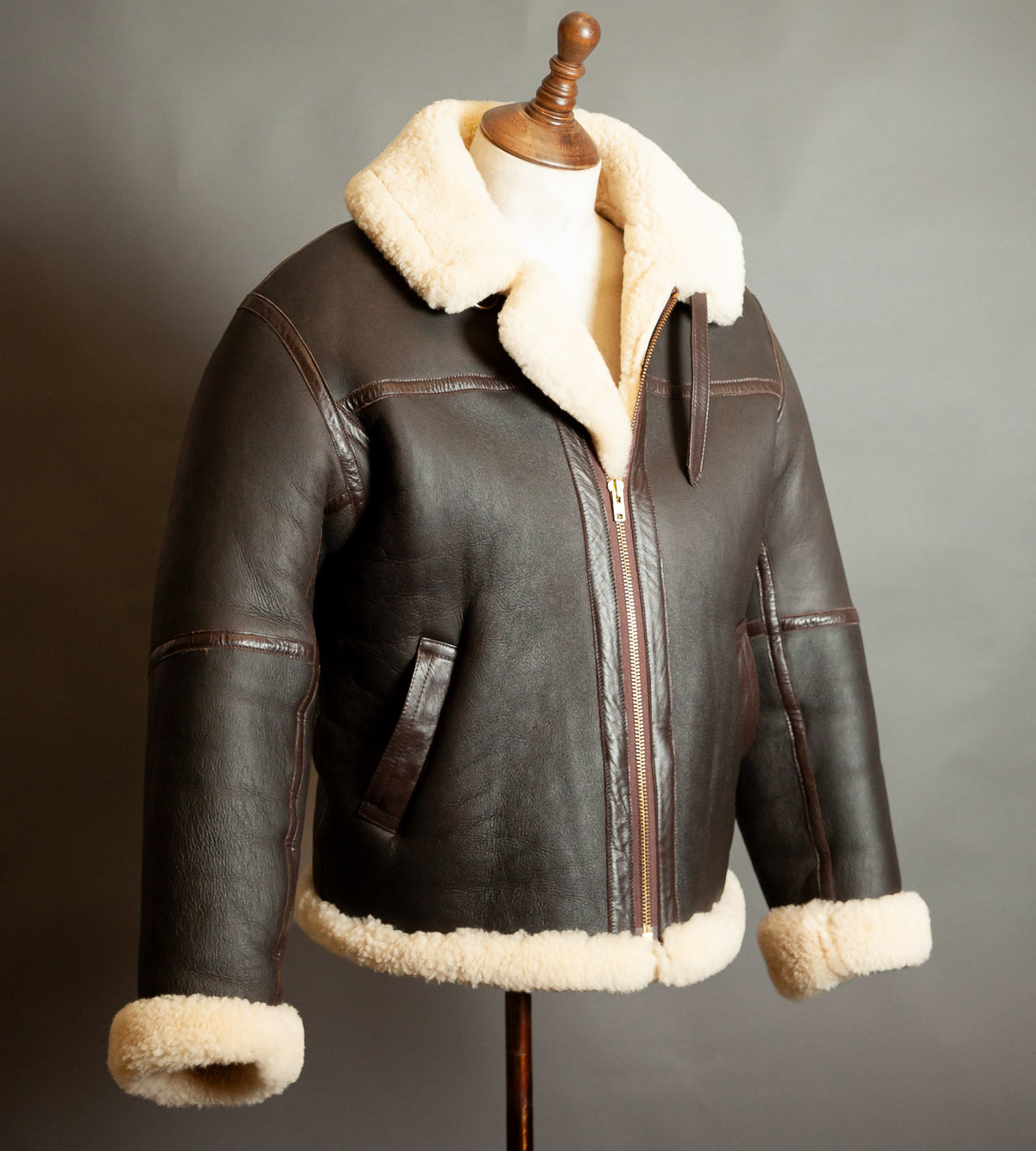 Alberto Ricci Bespoke Sheepskin B-3 Flying Jacket, Made in England