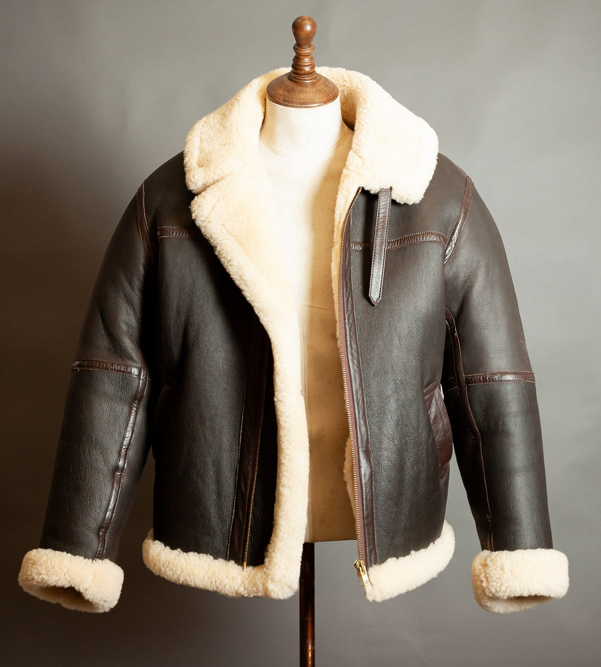 Alberto Ricci Bespoke Sheepskin B-3 Flying Jacket, Made in England