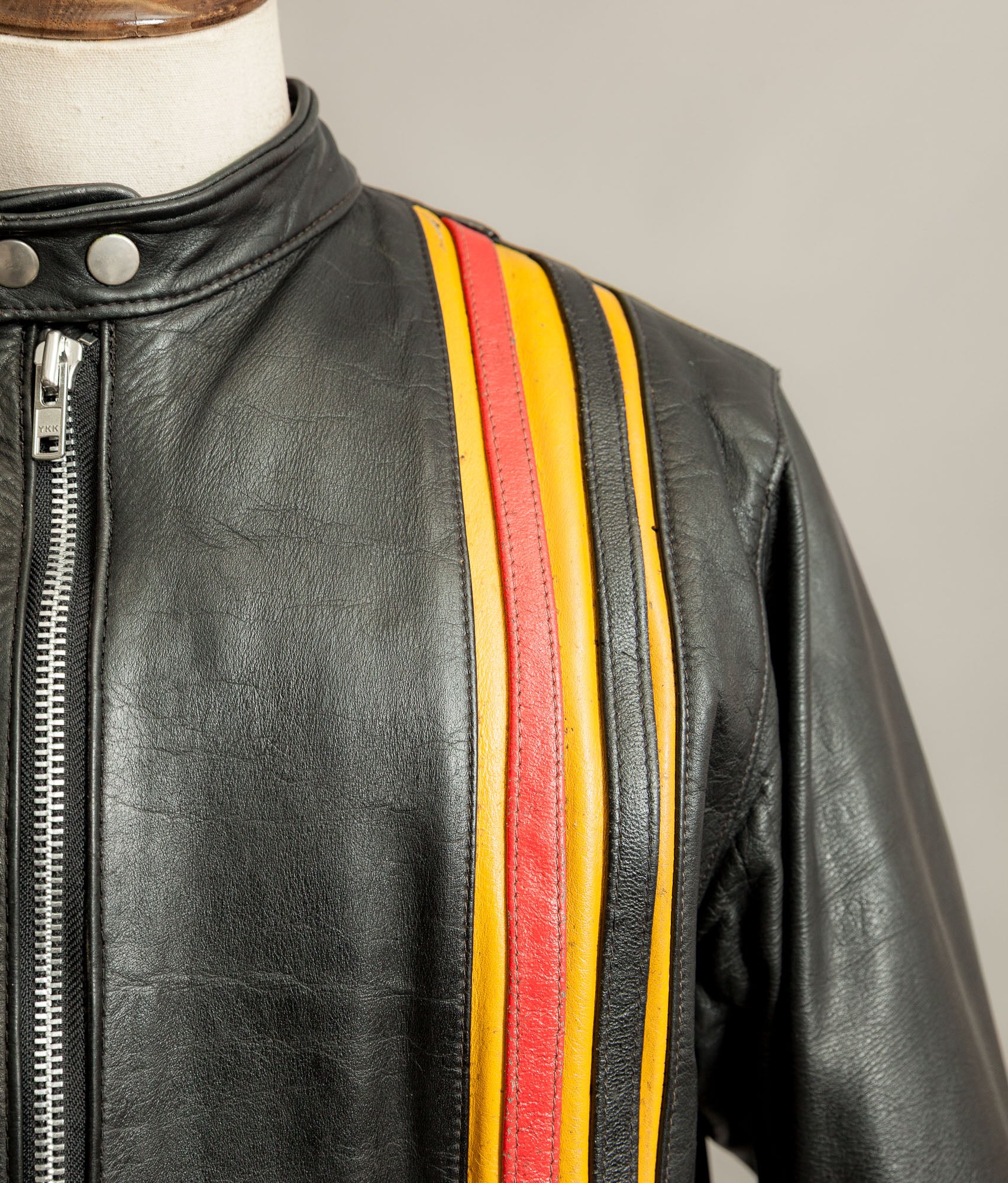 Vintage 1970s TT “Easy Rider” Café Racer Leather Jacket