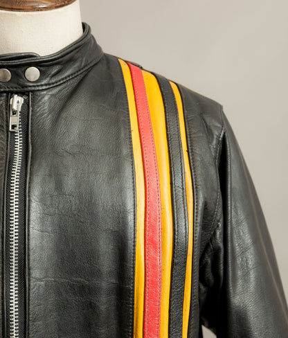 Vintage 1970s TT “Easy Rider” Café Racer Leather Jacket