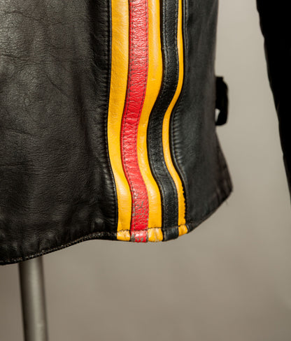Vintage 1970s TT “Easy Rider” Café Racer Leather Jacket