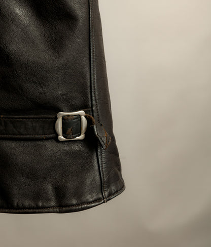 Vintage 1970s TT “Easy Rider” Café Racer Leather Jacket