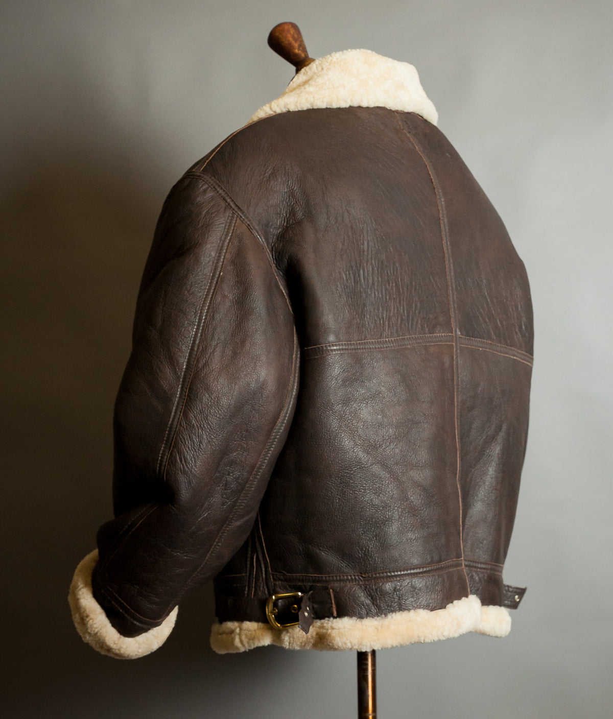 Vintage 1980s American Type B-3 Sheepskin Flight Jacket USAAF