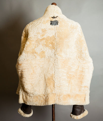 Vintage 1980s American Type B-3 Sheepskin Flight Jacket USAAF