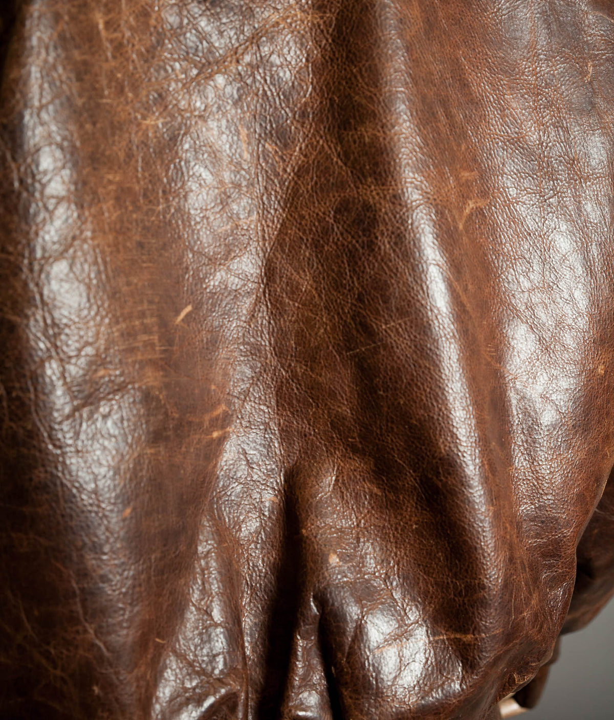 Vintage Redskins B32 Steerhide Flight Jacket - Shearling Collar, Made in France