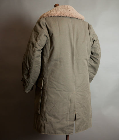Original 1944 Dated Swedish Army M1909 Sheepskin Parka Overcoat