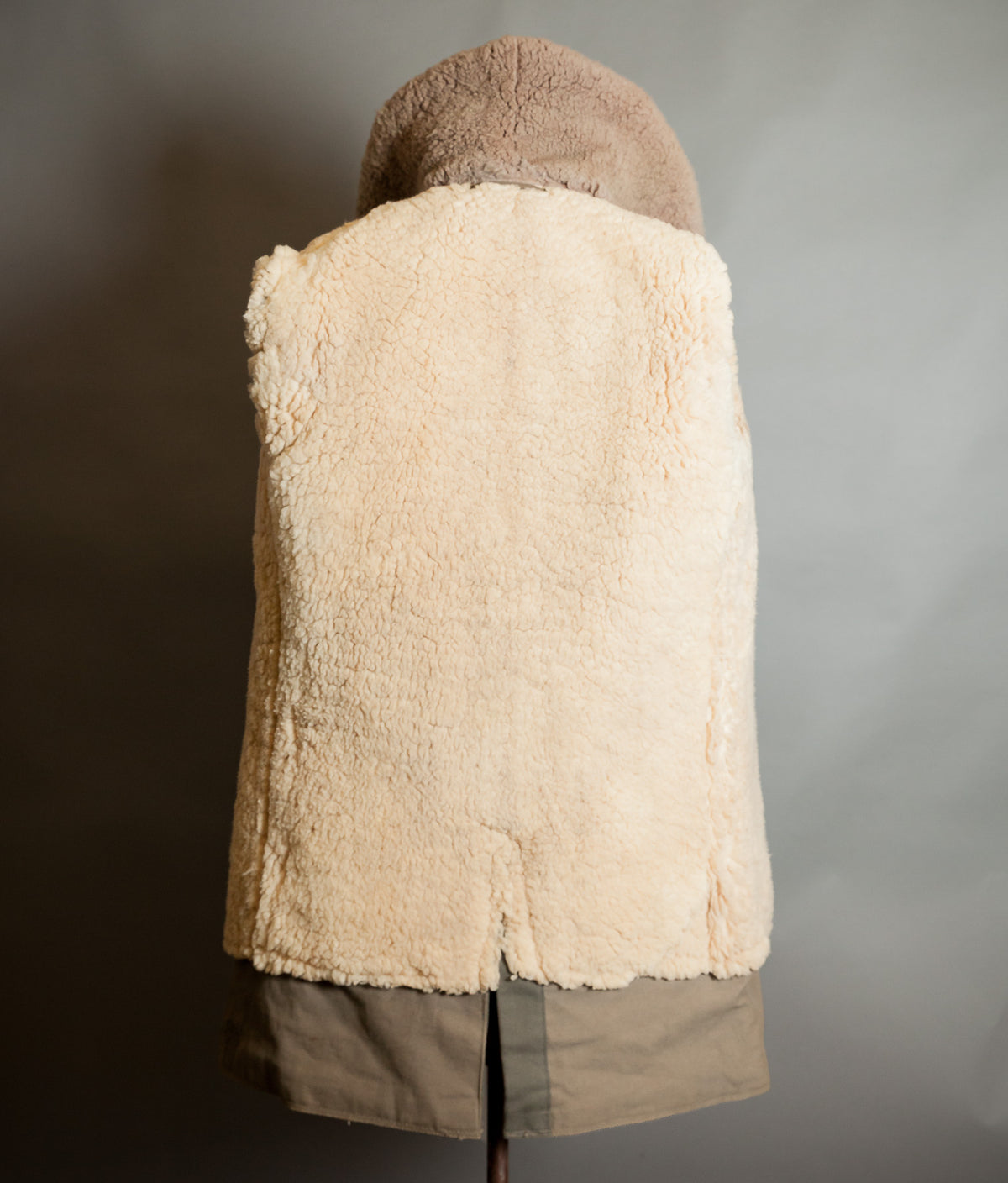 Original 1944 Dated Swedish Army M1909 Sheepskin Parka Overcoat
