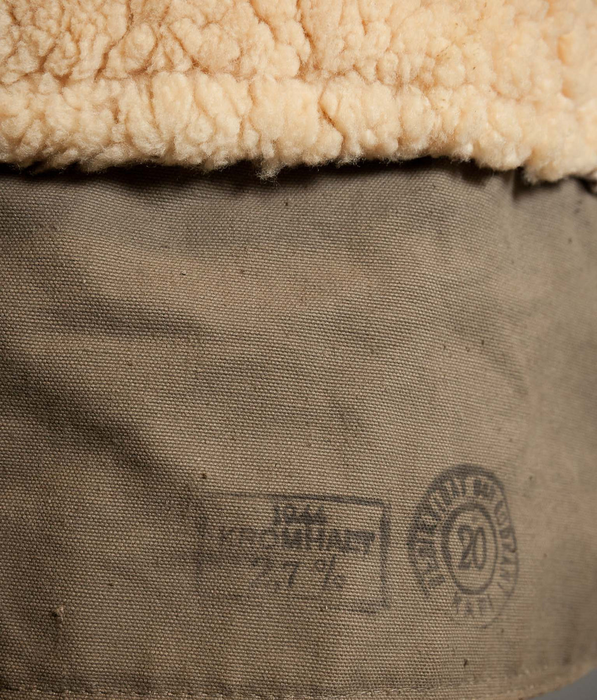 Original 1944 Dated Swedish Army M1909 Sheepskin Parka Overcoat