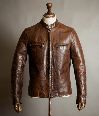 Vintage Ralph Lauren RL-67 Steerhide Café Racer Single Rider Jacket